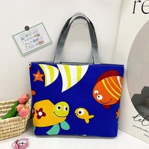 Colorful Sea Life Tote Bag